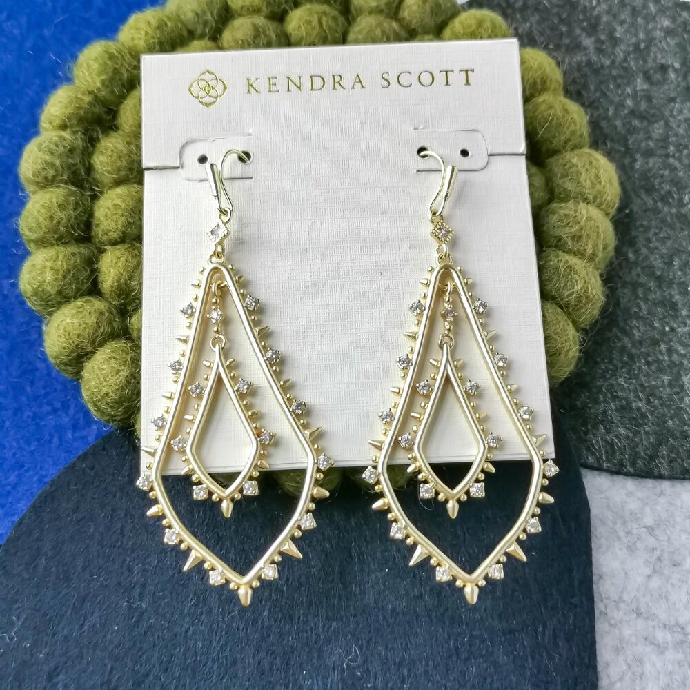 Kendra Scott Alice Drop Earrings / Gold